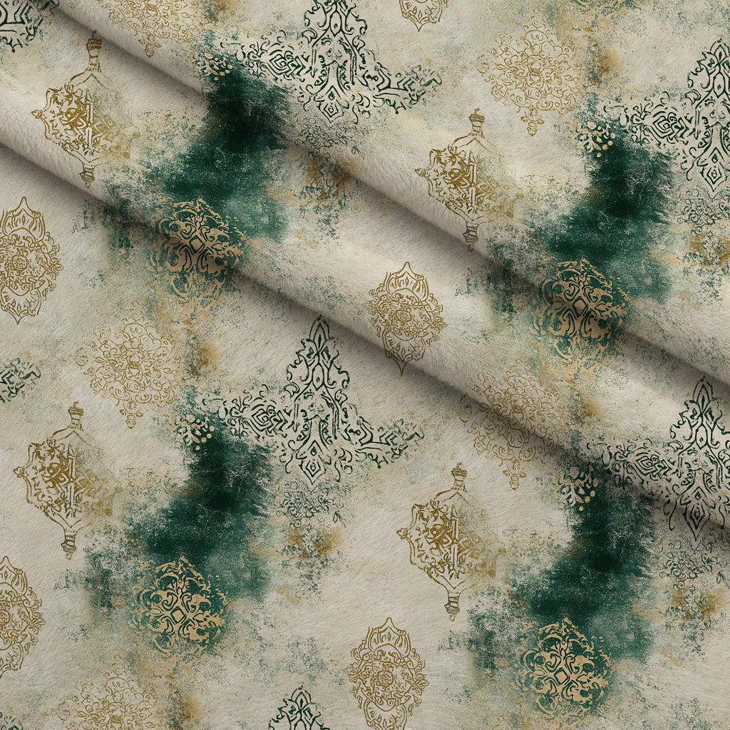 Gilded Midnight Garden Pattern 27 Minky Fabric — plush minky folded close-up preview (mv-minky-v1:lying)