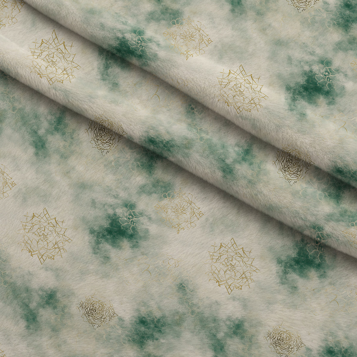 Gilded Midnight Garden Pattern 28 Minky Fabric — plush minky folded close-up preview (mv-minky-v1:lying)
