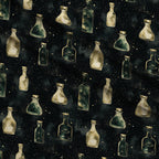 Gilded Midnight Garden Pattern 33 Minky Fabric — plush minky folded close-up preview (mv-minky-v1:lying)