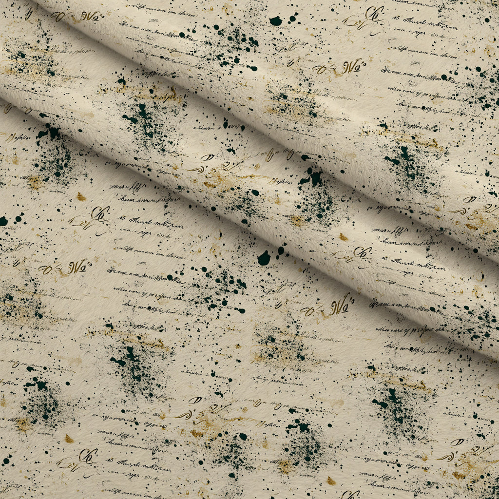 Gilded Midnight Garden Pattern 39 Minky Fabric — plush minky folded close-up preview (mv-minky-v1:lying)