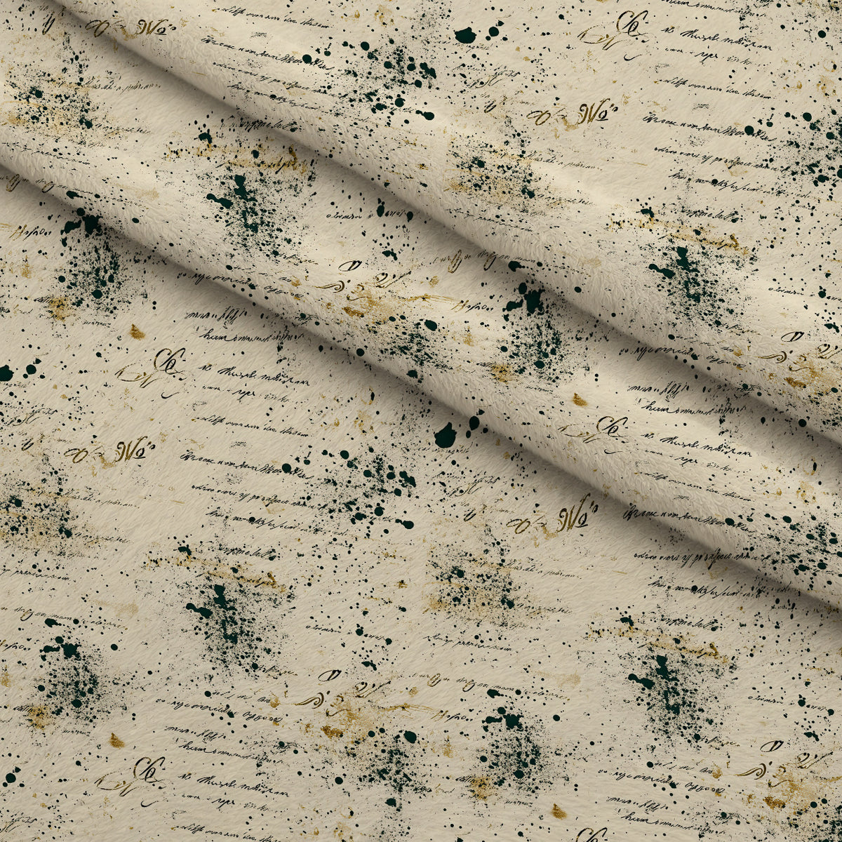 Gilded Midnight Garden Pattern 39 Minky Fabric — plush minky folded close-up preview (mv-minky-v1:lying)