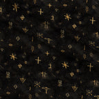 Gilded Midnight Garden Pattern 4 Minky Fabric — plush minky folded close-up preview (mv-minky-v1:lying)