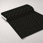 Gilded Midnight Garden Pattern 40 Minky Fabric — plush minky unrolled bolt preview (mv-minky-v1:bolt)