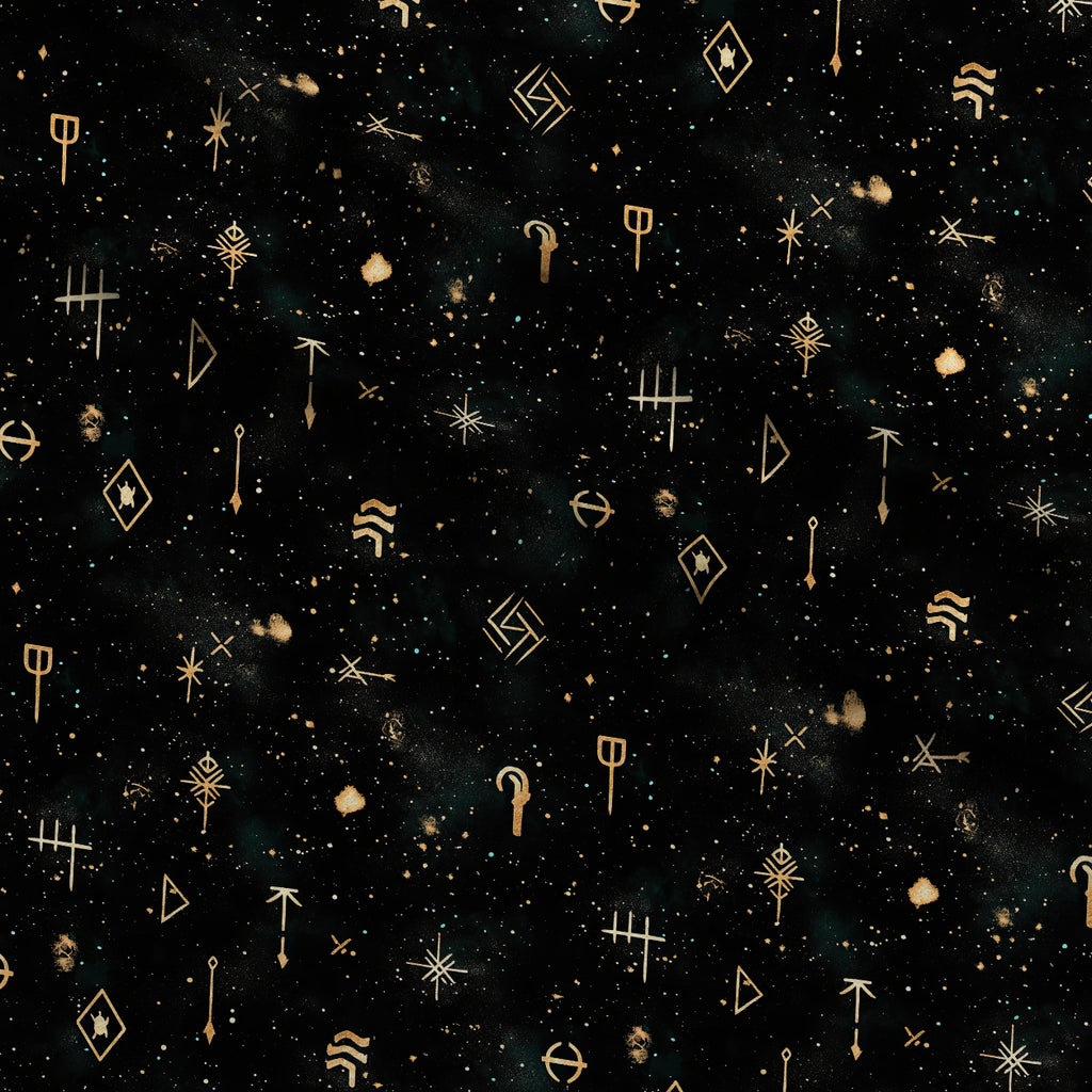 Gilded Midnight Garden Pattern 41 Minky Fabric — plush minky folded close-up preview (mv-minky-v1:lying)
