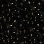 Gilded Midnight Garden Pattern 41 Minky Fabric — plush minky folded close-up preview (mv-minky-v1:lying)