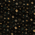 Gilded Midnight Garden Pattern 42 Minky Fabric — plush minky folded close-up preview (mv-minky-v1:lying)