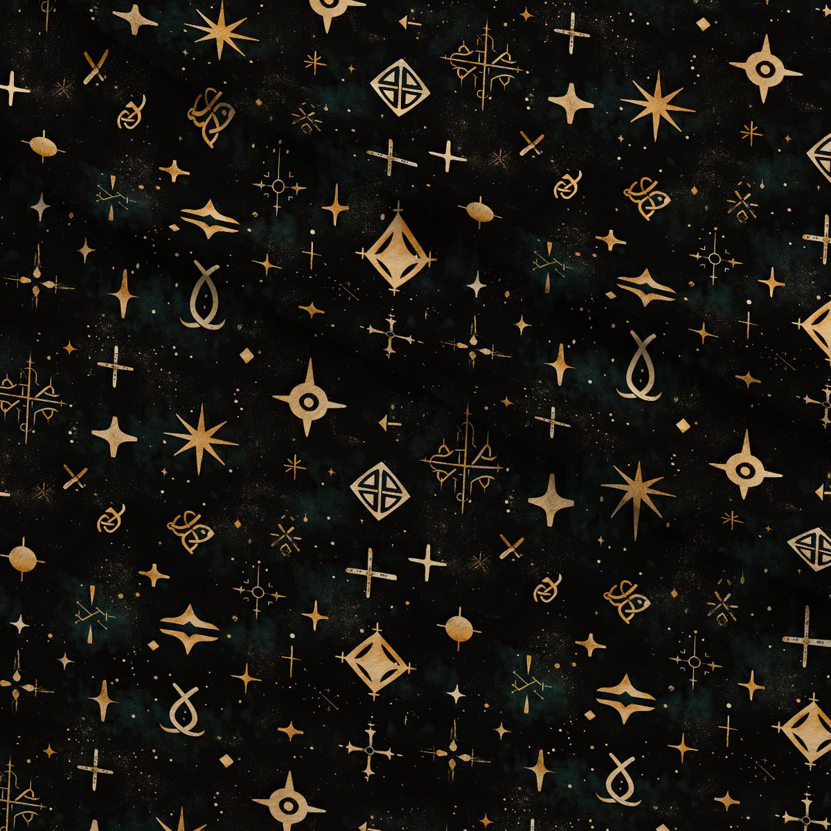 Gilded Midnight Garden Pattern 42 Minky Fabric — plush minky folded close-up preview (mv-minky-v1:lying)