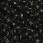 Gilded Midnight Garden Pattern 43 Minky Fabric — plush minky folded close-up preview (mv-minky-v1:lying)