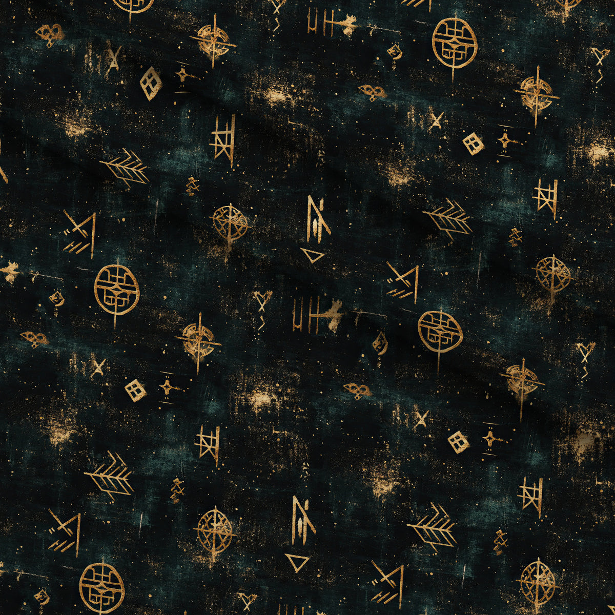 Gilded Midnight Garden Pattern 43 Minky Fabric — plush minky folded close-up preview (mv-minky-v1:lying)