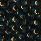 Gilded Midnight Garden Pattern 46 Minky Fabric — plush minky folded close-up preview (mv-minky-v1:lying)