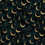 Gilded Midnight Garden Pattern 47 Minky Fabric — plush minky folded close-up preview (mv-minky-v1:lying)