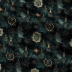 Gilded Midnight Garden Pattern 51 Minky Fabric — plush minky folded close-up preview (mv-minky-v1:lying)