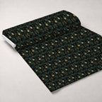 Gilded Midnight Garden Pattern 53 Minky Fabric — plush minky unrolled bolt preview (mv-minky-v1:bolt)