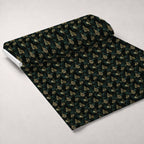 Gilded Midnight Garden Pattern 55 Minky Fabric — plush minky unrolled bolt preview (mv-minky-v1:bolt)