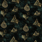 Gilded Midnight Garden Pattern 55 Minky Fabric — plush minky folded close-up preview (mv-minky-v1:lying)