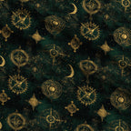 Gilded Midnight Garden Pattern 56 Minky Fabric — plush minky folded close-up preview (mv-minky-v1:lying)