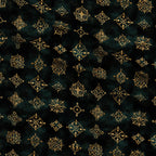 Gilded Midnight Garden Pattern 58 Minky Fabric — plush minky folded close-up preview (mv-minky-v1:lying)