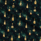 Gilded Midnight Garden Pattern 61 Minky Fabric — plush minky folded close-up preview (mv-minky-v1:lying)