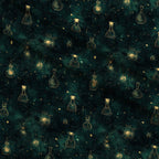 Gilded Midnight Garden Pattern 62 Minky Fabric — plush minky folded close-up preview (mv-minky-v1:lying)