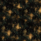Gilded Midnight Garden Pattern 64 Minky Fabric — plush minky folded close-up preview (mv-minky-v1:lying)