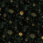 Gilded Midnight Garden Pattern 66 Minky Fabric — plush minky folded close-up preview (mv-minky-v1:lying)