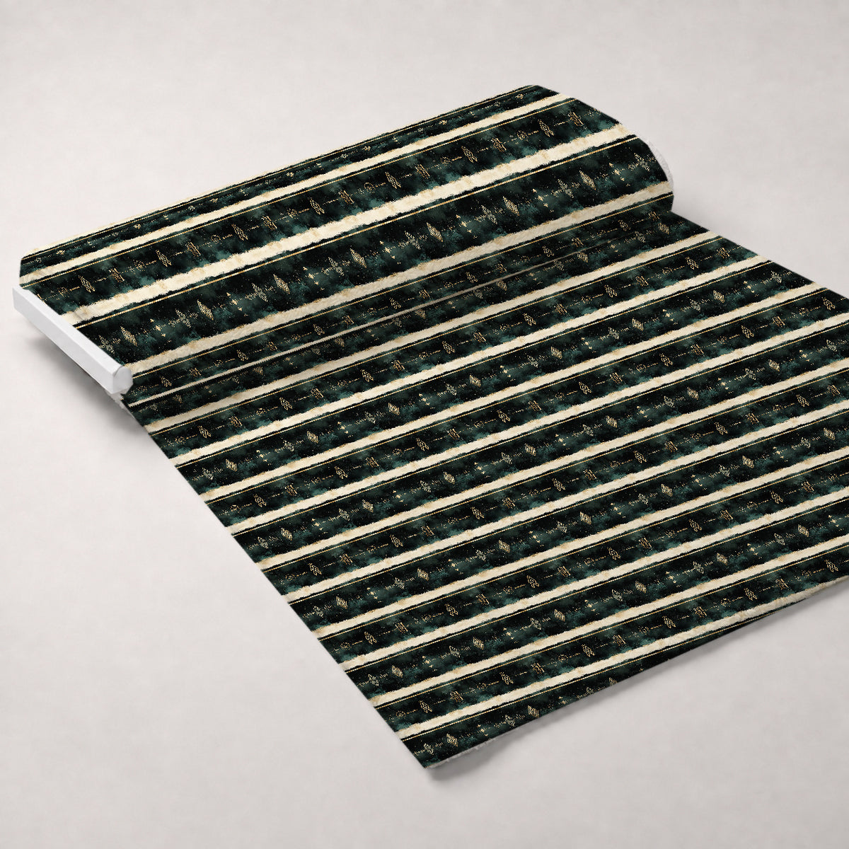 Gilded Midnight Garden Pattern 73 Minky Fabric — plush minky unrolled bolt preview (mv-minky-v1:bolt)