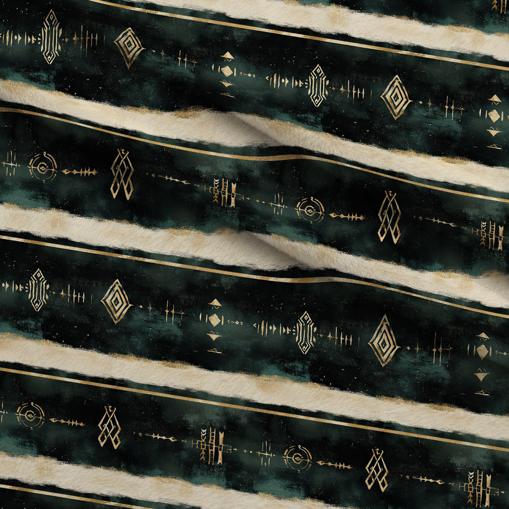 Gilded Midnight Garden Pattern 73 Minky Fabric — plush minky folded close-up preview (mv-minky-v1:lying)