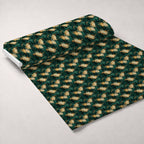 Gilded Midnight Garden Pattern 8 Minky Fabric — plush minky unrolled bolt preview (mv-minky-v1:bolt)