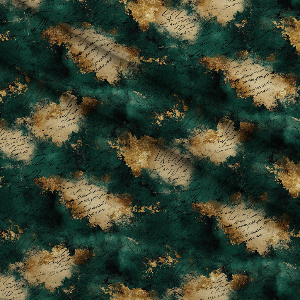 Gilded Midnight Garden Pattern 8 Minky Fabric — plush minky folded close-up preview (mv-minky-v1:lying)