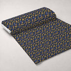 Gilded Midnight Tulips Pattern 16 Minky Fabric — plush minky unrolled bolt preview (mv-minky-v1:bolt)