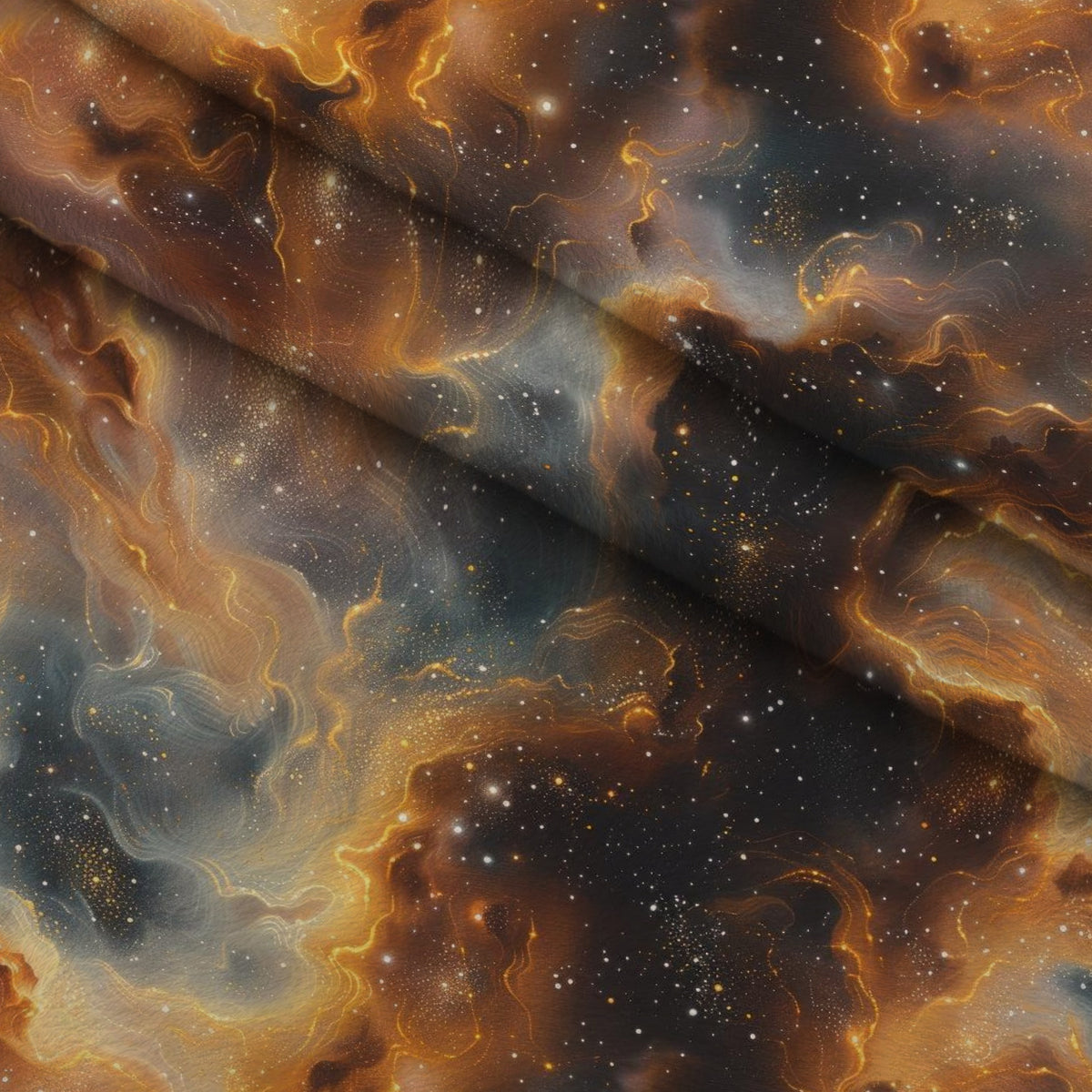 Gilded Nebula Pattern 11 Minky Fabric — plush minky folded close-up preview (mv-minky-v1:lying)