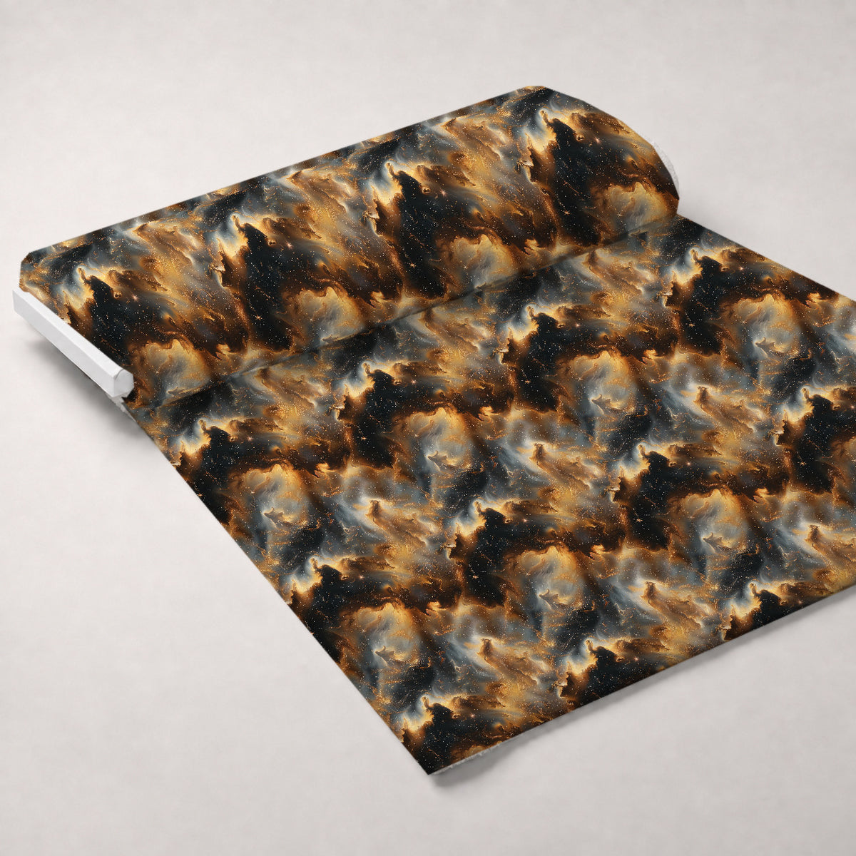 Gilded Nebula Pattern 2 Minky Fabric — plush minky unrolled bolt preview (mv-minky-v1:bolt)