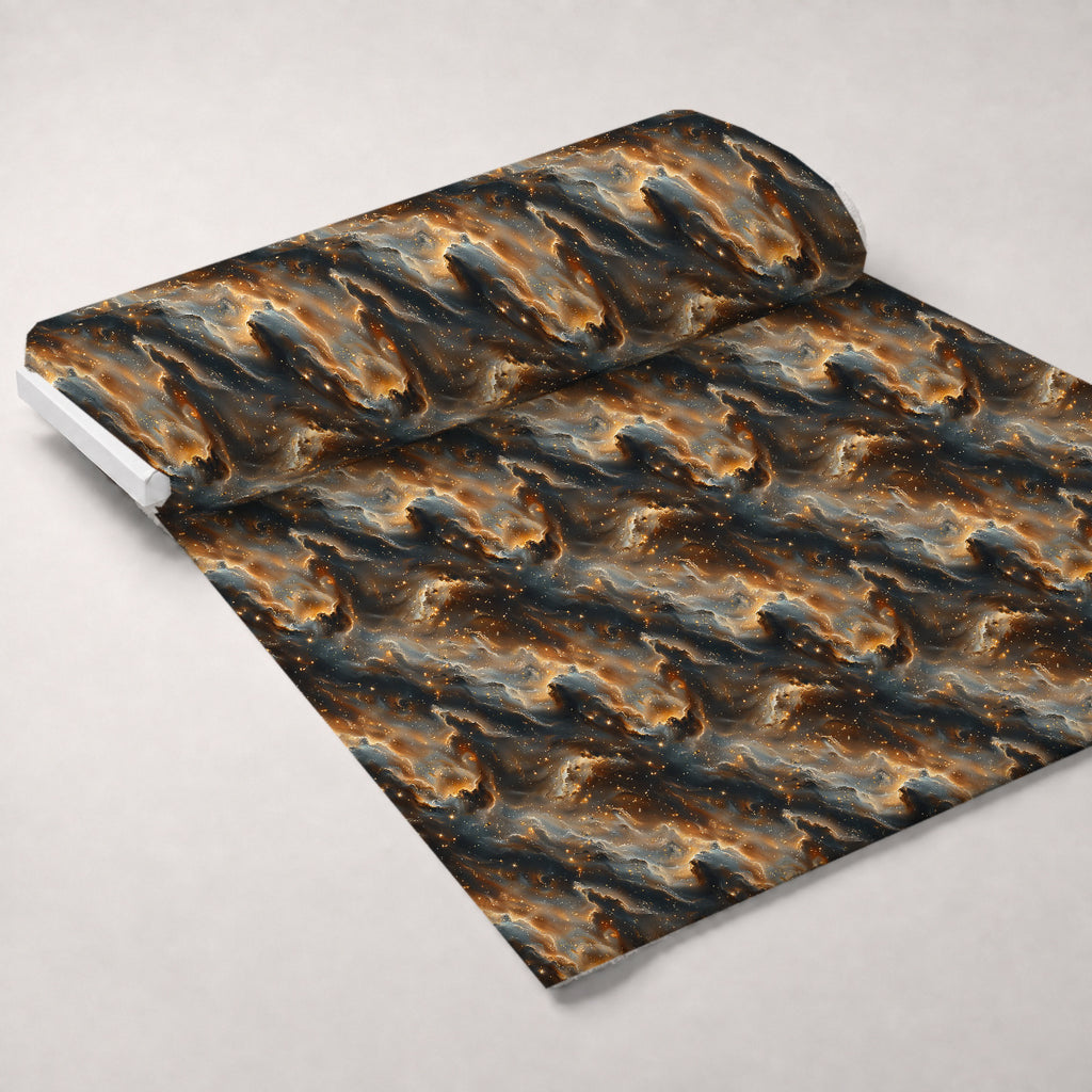 Gilded Nebula Pattern 4 Minky Fabric — plush minky unrolled bolt preview (mv-minky-v1:bolt)