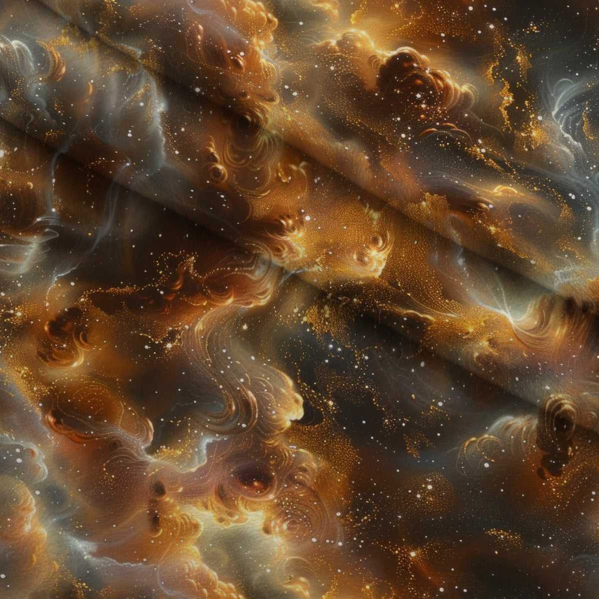Gilded Nebula Pattern 7 Minky Fabric — plush minky folded close-up preview (mv-minky-v1:lying)