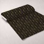 Gilded Night Garden Pattern 11 Minky Fabric — plush minky unrolled bolt preview (mv-minky-v1:bolt)