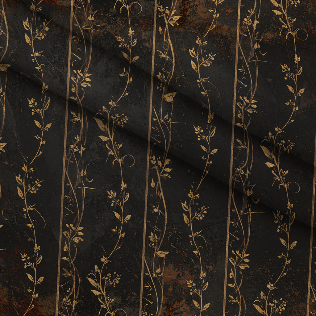 Gilded Night Garden Pattern 12 Minky Fabric — plush minky folded close-up preview (mv-minky-v1:lying)