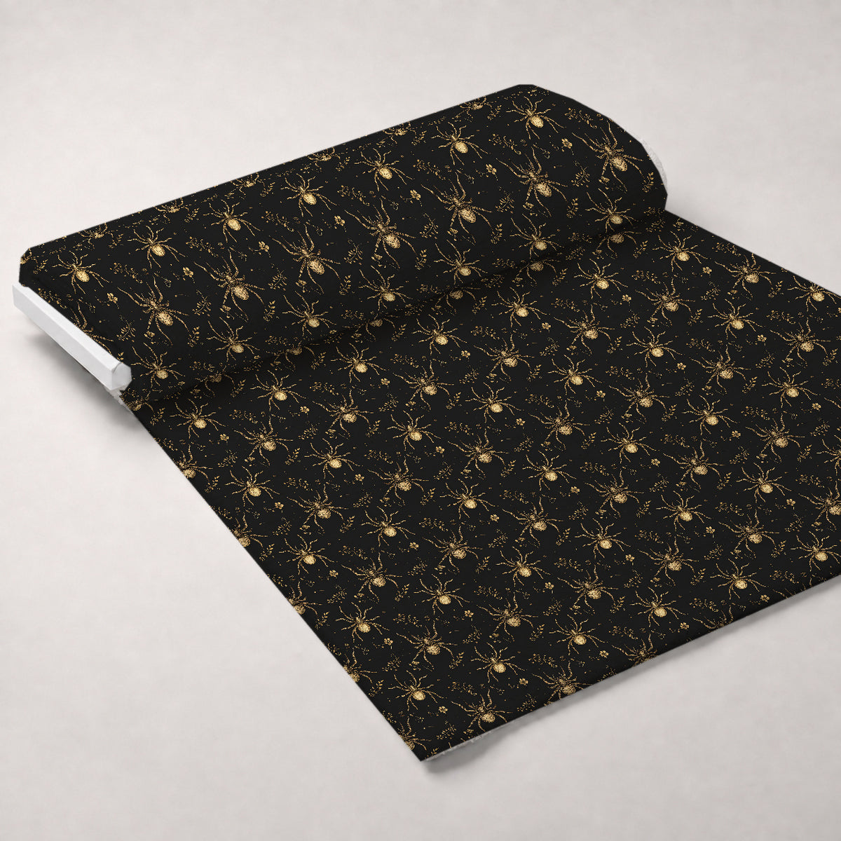 Gilded Night Garden Pattern 17 Minky Fabric — plush minky unrolled bolt preview (mv-minky-v1:bolt)