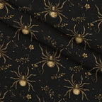 Gilded Night Garden Pattern 17 Minky Fabric — plush minky folded close-up preview (mv-minky-v1:lying)