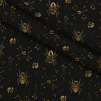 Gilded Night Garden Pattern 18 Minky Fabric — plush minky folded close-up preview (mv-minky-v1:lying)