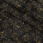 Gilded Night Garden Pattern 21 Minky Fabric — plush minky folded close-up preview (mv-minky-v1:lying)