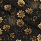 Gilded Night Garden Pattern 3 Minky Fabric — plush minky folded close-up preview (mv-minky-v1:lying)