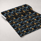 Gilded Night Sky Pattern 2 Minky Fabric — plush minky unrolled bolt preview (mv-minky-v1:bolt)