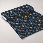 Gilded Night Sky Pattern 8 Minky Fabric — plush minky unrolled bolt preview (mv-minky-v1:bolt)