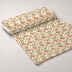 Gilded Peonies Pattern 14 Minky Fabric — plush minky unrolled bolt preview (mv-minky-v1:bolt)