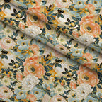 Gilded Peonies Pattern 3 Minky Fabric — plush minky folded close-up preview (mv-minky-v1:lying)