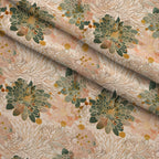 Gilded Peonies Pattern 4 Minky Fabric — plush minky folded close-up preview (mv-minky-v1:lying)