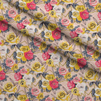 Gilded Rose Parade Pattern 6 Minky Fabric — plush minky folded close-up preview (mv-minky-v1:lying)
