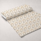 Gilded Snowfall Pattern 10 Minky Fabric — plush minky unrolled bolt preview (mv-minky-v1:bolt)