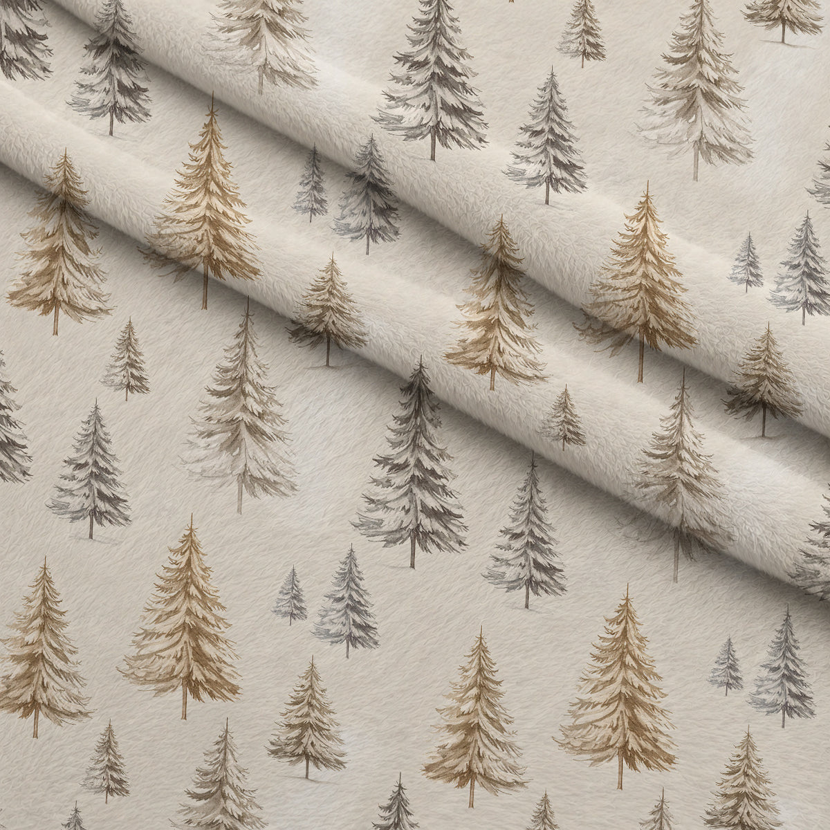 Gilded Snowfall Pattern 10 Minky Fabric — plush minky folded close-up preview (mv-minky-v1:lying)