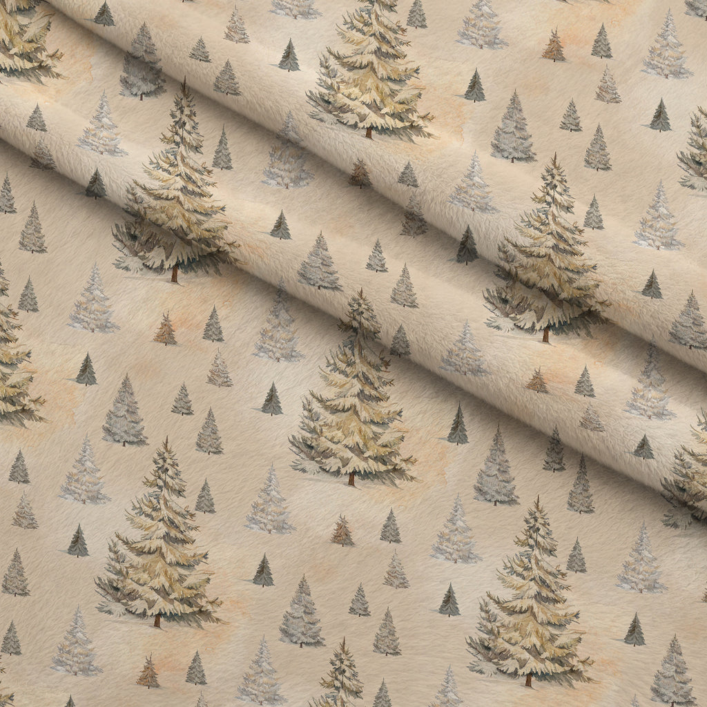 Gilded Snowfall Pattern 16 Minky Fabric — plush minky folded close-up preview (mv-minky-v1:lying)